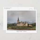Vagan Church Lofoten Briefkaart (Voorkant / Achterkant)