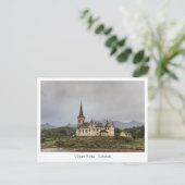 Vagan Kerk Lofoten Eilanden Briefkaart (Staand voorkant)