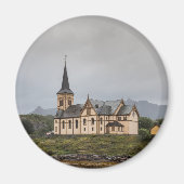 Vagan Kerk Lofoten Magneet (Voorkant)