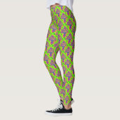 Vage rozenprint leggings (Links)