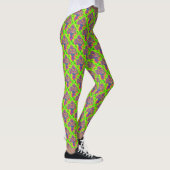 Vage rozenprint leggings (Rechts)