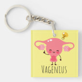 Vagenius / Uterus Puns / Uterus Jokes Sleutelhanger (voorkant)