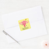 Vagenius / Uterus Puns / Uterus Jokes Vierkante Sticker (Envelop)