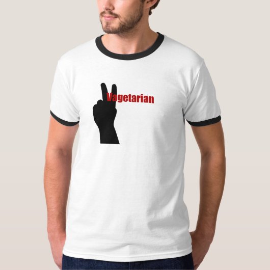 Vagetarian T Shirt (Voorkant)