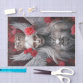 vagevuur, passie & pijn, rode koningin macabre tissuepapier (Craft)