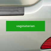 Vaggie Bumpersticker (Op auto)