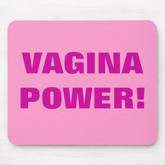 VAGINA POWER! MUISMAT (Voorkant)
