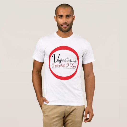 Vaginatarian T-shirt (Voorkant volledig)