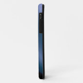 Vague L Blue-Black Abstract Case-Mate iPhone Case (Achterkant/links)
