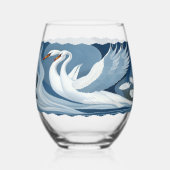 Vahagn Wijnglas Zonder Voet (Achterkant)