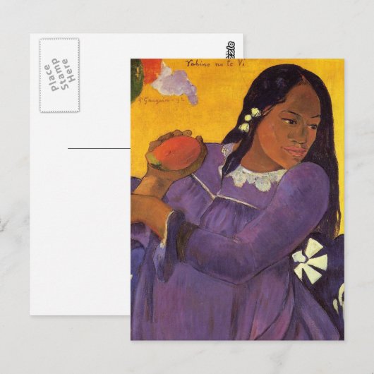 "Vahine No Te Vi" - Paul Gauguin Briefkaart (Voorkant / Achterkant)