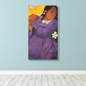 Vahine No Te VI - Paul Gauguin Canvas Afdruk (Insitu (Houten vloer))