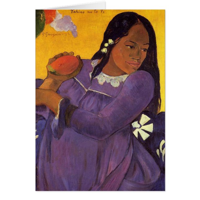 "Vahine No Te Vi" - Paul Gauguin Card (Voorkant)