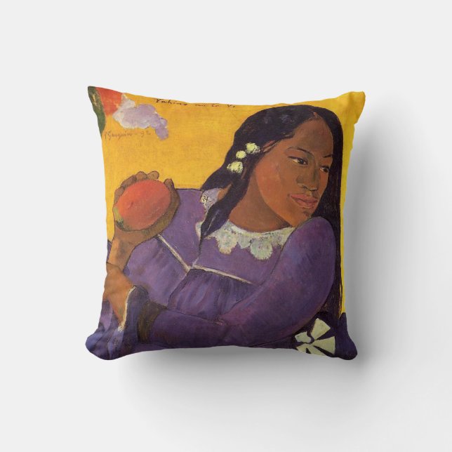 Vahine No Te Vi - Paul Gauguin Pillow Kussen (Voorkant)