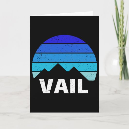 Vail alpien kaart (Voorkant)