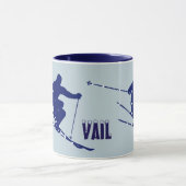 Vail Blue Skier Mok (Midden)