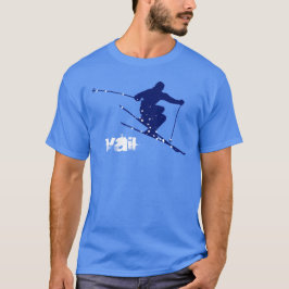 Vail Blue Snow Ski T-shirt