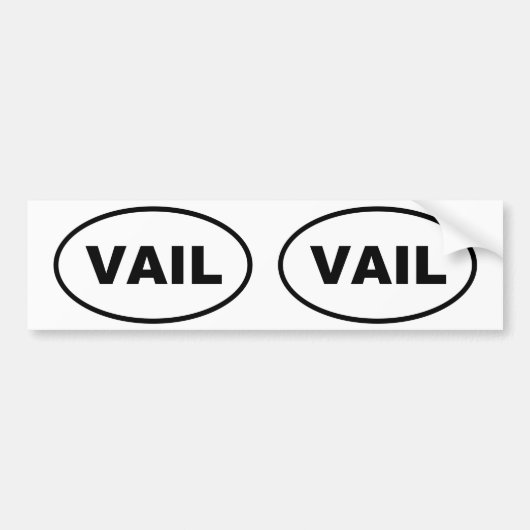 VAIL BUMPERSTICKER (Voorkant)