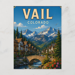 Vail Colorado Berg Souvenir  Briefkaart