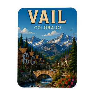 Vail Colorado Berg Souvenir Magneet
