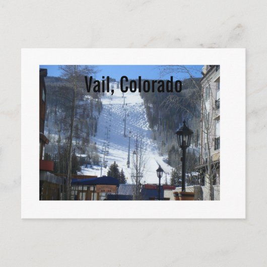 Vail, Colorado Briefkaart (Voorkant)