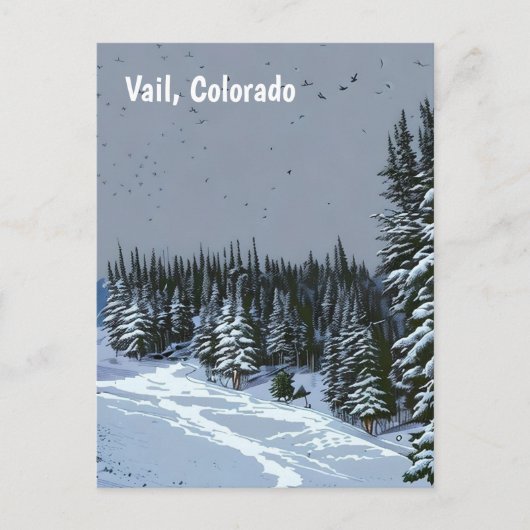 Vail, Colorado Briefkaart (Voorkant)