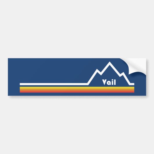 Vail, Colorado Bumpersticker (Voorkant)