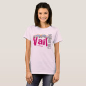 Vail Colorado dames t-shirt (Voorkant volledig)