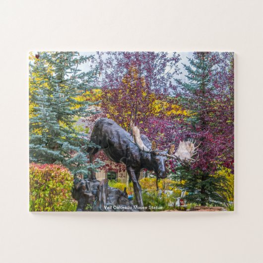Vail Colorado Elandbeeld Legpuzzel (Horizontaal)