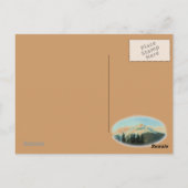 Vail Colorado elk briefkaart (Achterkant)