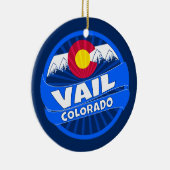 Vail Colorado-geborene Keramisch Ornament (Rechts)
