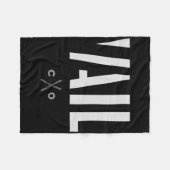 Vail Colorado Graphic Ski  Fleece Deken (Voorkant (Horizontaal))