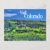 Vail Colorado kleur briefkaart (Voorkant)