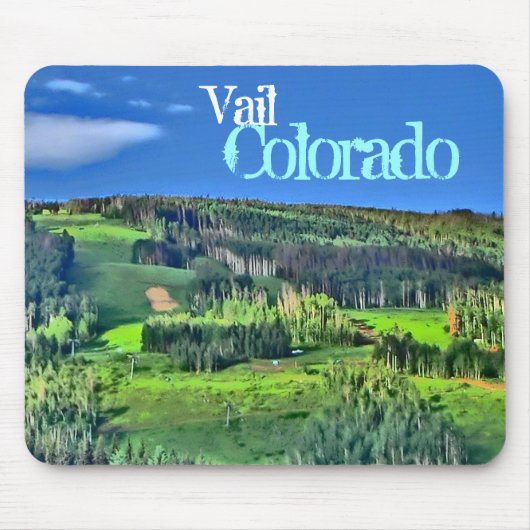 Vail Colorado-kleurenmuizepad Muismat (Voorkant)