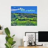 Vail Colorado-kleurenposter Poster (Thuiskantoor)