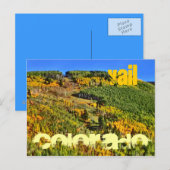 Vail Colorado lift briefkaart (Voorkant / Achterkant)