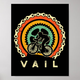 Vail Colorado Mountainbike rijden Mountain Biking Poster