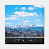 Vail Colorado Mountains Magnet (Voorkant)