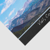 Vail, Colorado Mountains Tissuepapier (Detail)