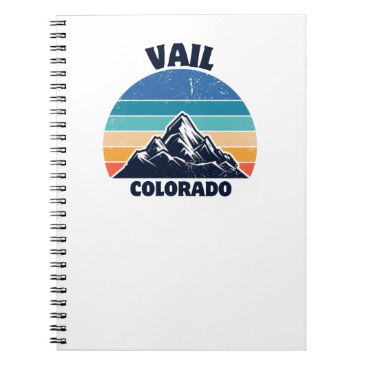 Vail colorado notitieboek (Voorkant)