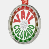 Vail Colorado ornament voor groene sneeuwvlokken (Links)