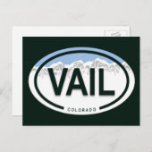 Vail Colorado Rocky Mountain Briefkaart (Voorkant / Achterkant)