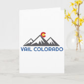 Vail, Colorado Rocky Mountain Kaart (Gele Bloem)
