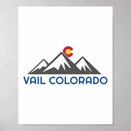 Vail, Colorado Rocky Mountain Poster (Voorkant)