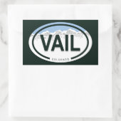 Vail Colorado Rocky Mountain Rechthoekige Sticker (Tas)