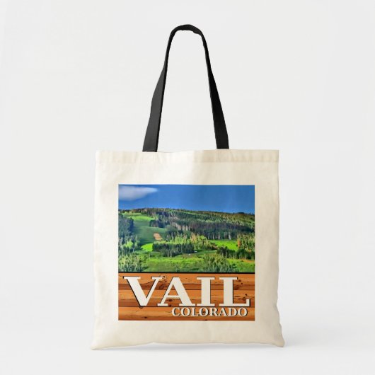 Vail Colorado rustige schilderachtig souvenir tas (Voorkant)