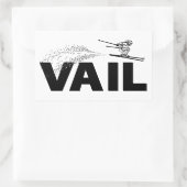 Vail Colorado Schanspringer Rechthoekige Sticker (Tas)