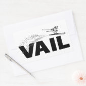 Vail Colorado Schanspringer Rechthoekige Sticker (Envelop)