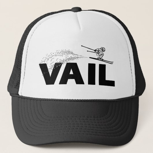 Vail Colorado Schansspringer Trucker Pet (Voorkant)