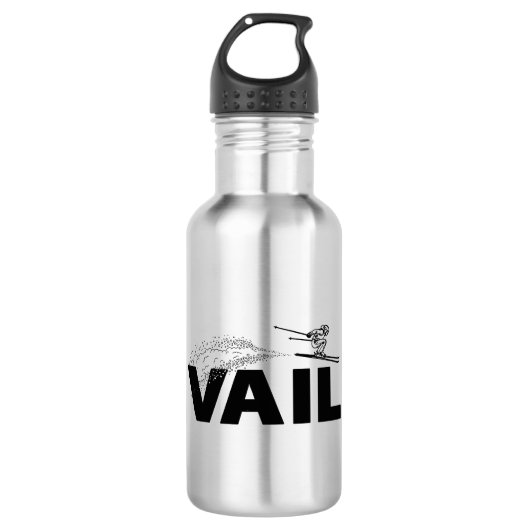 Vail Colorado Schansspringer Waterfles (Voorkant)